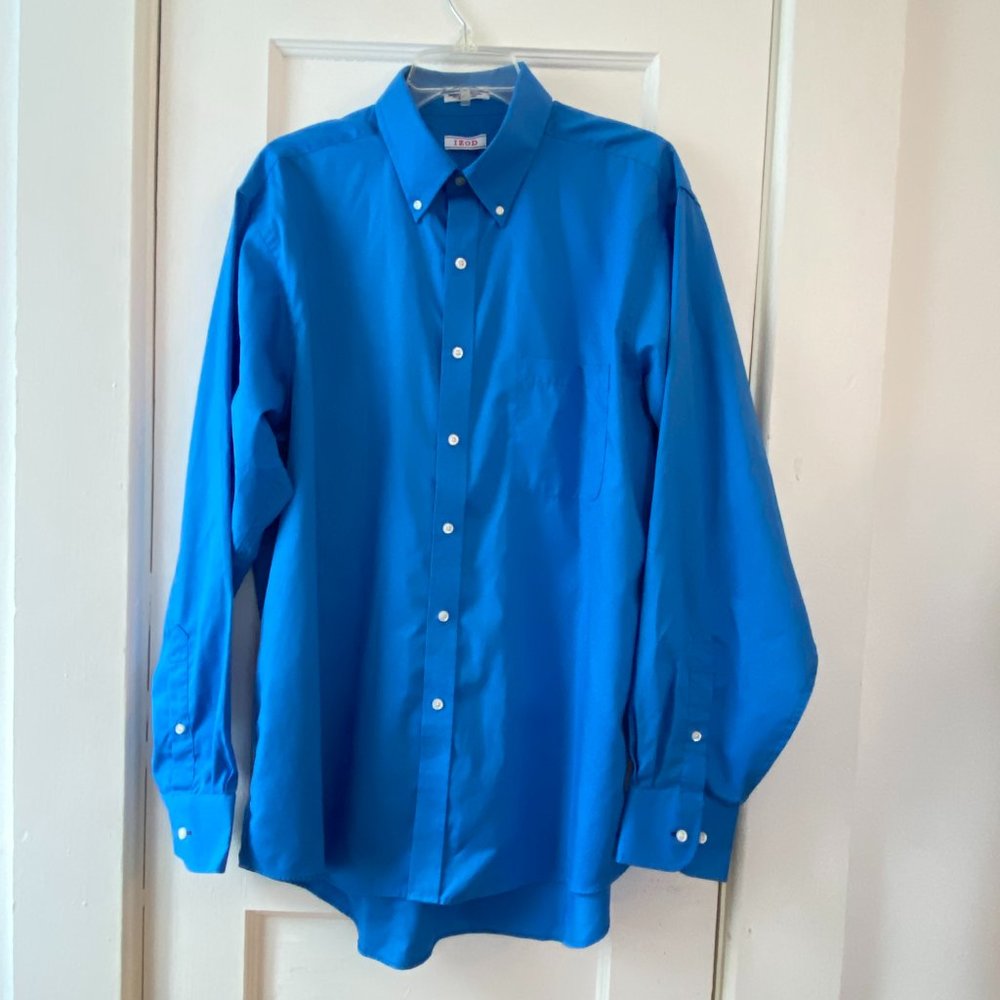 Izod Wrinkle Free Quick Dry Twill Button Down Men's Shirt